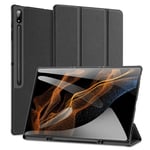 Dux Ducis Domo Tri-fold Skal Samsung Galaxy Tab S8 Ultra - Svart
