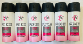 6 x AXE (LYNX) Anarchy For Her 150ml Deodorant Body Spray Free P&P