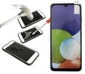 Full Frame Härdat Glas Samsung Galaxy A22 (SM-A225F/DS) (Svart)