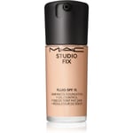 MAC Cosmetics Studio Fix Fluid SPF 15 24HR Matte Foundation + Oil Control Matterende foundation SPF 15 Skygge N4.5 30 ml