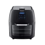 iTrend Kitchen Pro 12L Digital 6-in-1 Air Fryer 1800 W| Fryer, Roaster, Slow Cooker, Baker, Dehydrator, Reheat | Healthy Cooking - Black