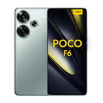 POCO F6 Green-Smartphone 12+512GB Snapdragon® 8s Gen 3, 120Hz Flow AMOLED display, 90W Turbo Charging, 50MP dual camera with OIS（UK Version+2 Years Warranty）