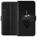 Samsung Galaxy A50 Plånboksfodral Lyxig Jordgubbe