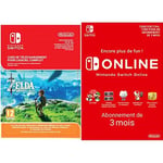 The Legend of Zelda: Breath of the Wild [Switch Download Code] + Switch Online 3 Mois [Download Code]