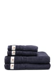 4-Pack Archive Shield Towel Home Textiles Bathroom Textiles Towels & Bath Towels Bath Towels Navy GANT