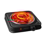 Esperanza - Elektrisk Kokplatta - 1000 W - Svart Svart