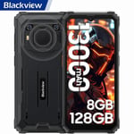 Blackview BV6200 Pro Téléphone Portable Incassable 6,56" Android 13 13000mAh 8Go+128Go IP68 Étanché,Face ID,Dual SIM - Noir