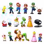 18-pack Super Mario-figurer i ny stil