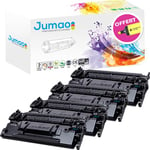 4 Toners cartouches type Jumao compatibles pour HP LaserJet Pro M402dn, Noir