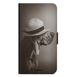Samsung Galaxy Core Prime Plånboksfodral - Hund med Hatt