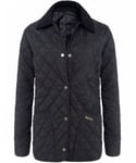 BARBOUR Eskdale Quilted Jacket Black Size UK 8 rrp £89.95 DH009 OO 04