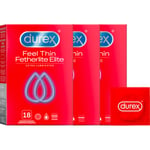 Durex Feel Thin Extra Lubricated 2+1 condoms (economy pack)