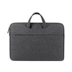 ST01 Large-Capacity Waterproof Shock-Absorbing Laptop Handbag, Size: 15.6 inches(Deep Sky Gray)