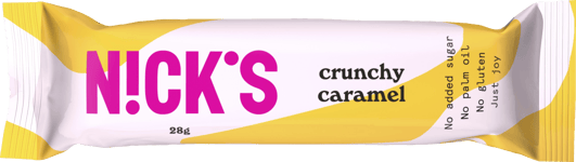 NICK'S Crunchy Caramel Chocolatebar 28 g