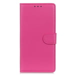 Sony Xperia 5 V Litchi Skinndeksel m. Lommebok - Pink