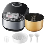 Midea Multicuiseur avec 11 Programmes, Cuiseur de Riz 5L pour 10 Personnes, Cuisson Lente, Vapeur, Pot Intérieur Haut de Gamme, Maintien au Chaud et Minuteur