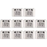 WEI RONGHUA Accessories for mobile phone 10 PCS Charging Port Connector for OPPO A53 Electronic