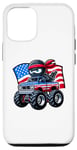 iPhone 13 Pro Ninja Riding Monster Truck 4th Of July Independence Day Case