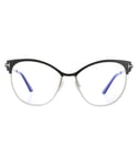 Tom Ford Bvlgari Rectangular Opal Beige Womens Glasses Frames - Black - One Size
