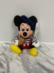 Disney Store Mickey Mouse French Soft Toy Mini Bean Bag Plush 8” NEW With Tag