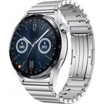 Huawei Watch GT 3 -smartwatch, 46 mm, silver, metallarmband