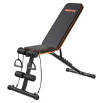 Adjustable Weight Bench,Auporey Foldable Workout Bench with 7 back position,Incline Decline Flat Weight Lifting Bench Press,Utility Fitness Bench for Full Body Home Training Gym
