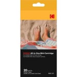 KODAK KODMC20 Pack de 20 feuilles compatible Mini Shot et imprimante Mini 2