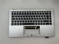 For HP EliteBook x360 1040 G8 M46731-BB1 Hebrew Israel Palmrest Keyboard NEW