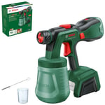 Bosch Cordless Paint Sprayer UniversalSpray 18V-300 (for Spraying Dispersion/Latex Paints, Varnishes & Lacquers; 2m²/min; 1200ml Container; 18V System; Without Battery)