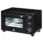 Mini Oven 21L Countertop Electric Grill with Adjustable Temp Timer 1400W
