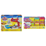 Play-Doh Kitchen Creations Noodle Party Playset for Children Aged 3 and Up with 5 Non-Toxic Colours & Sparkle Compound Collection