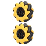 CONNOR Roue Mecanum omnidirectionnelle pour robot intelligent, pieces et accessoires pour voiture, jouet a monter soi-meme, 60 mm (1 paire)
