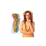 Färgglatt pärlhalsband neon set om 30 st