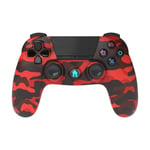 Manette - Under Control - BT Urban Fire Rouge Camo - PS4 - Neuf