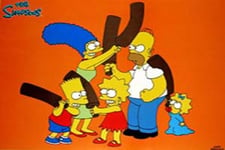 Empire 10322 Affiche série télévisée La Famille Simpson Qui se Dispute 91,5 x 61 cm