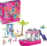 Mega Barbie Malibu Dream Boat Building Set Outdoor Shower And A Long Surfboard