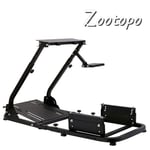 Zootopo  Racing Simulator Cockpit Wheel Stand Adjustable Fits for Logitech PC