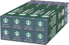 STARBUCKS Espresso Roast by Nespresso, Dark Roast, Coffee Capsules 8 X 10 (80 Ca