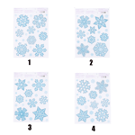 4 Sheets/bag Window Sticker Door Cling Decal Wall Stickers Xmas Sheets