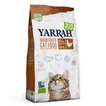 Yarrah Luomu -kissanruoka luomukana & kala viljaton - säästöpakkaus: 2 x 10 kg