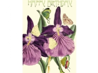 Madame Treacle B6 glitterkort med kuvert Birthday Orchid
