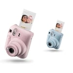instax mini 12 camera, BLOSSOM PINK & mini 12 camera, PASTEL BLUE