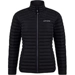 Berghaus Women's Nula Synthetic Insulation Padded Warm Jacket | Durable Design | Water Resistant | Puffer Jacket, Black, 20