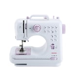 Mini Sewing Machine, Mini Sewing Machines Electric Automatic Double Threads for Home Decor Projects and Clothing Construction CN Plug 110V-220V