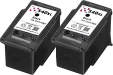 PG-540 XL Twin Pack Black Ink Cartridges fits Canon Pixma MX514 inks 