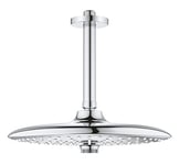 GROHE 26460000 | Euphoria 260 Head Shower with Ceiling Arm | 3 Sprays | Chrome