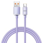 120W PD Typ C-kabel Supersnabb laddningskabel Snabbladdning USB C-kablar Telefonladdare för Samsung Xiaomi Huawei Oneplus POCO OPPO svart black 1m