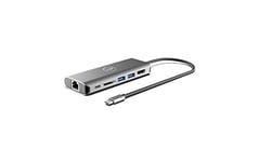 MOBILITY LAB USB8014 Mini dock USB-C 6 ports - Transfert rapide de données - Lecteur de carte SD - Prise HDMI - Idéal pour votre Mac