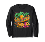 Cinco de Mayo Fiesta Colors Mexican Culture Celebration Tee Long Sleeve T-Shirt