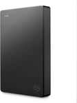 Seagate Portable Drive, 4TB, External Hard Drive, Dark Grey, for PC Laptop and